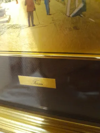 Quadro in foglia oro