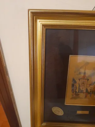 Quadro in foglia oro