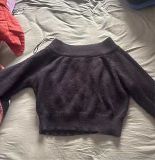 Jersey cuello barca negro