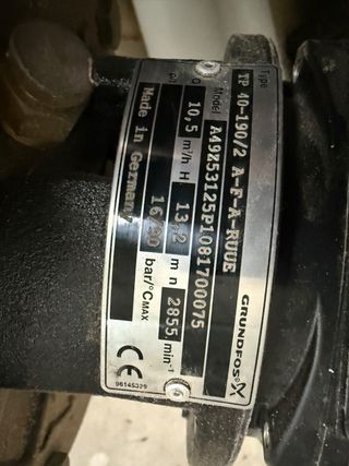 Bomba de agua Grundfos