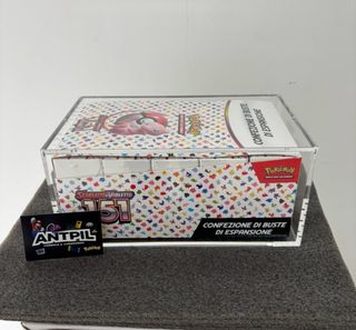 Custodia acrilica per 10 bundle Pokémon