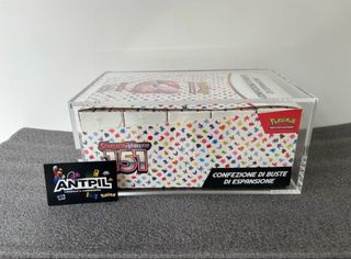 Custodia acrilica per 10 bundle Pokémon