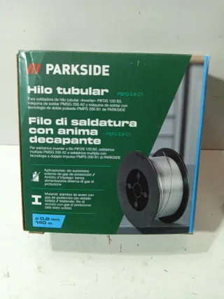 Lote 4 rollos hilo soldadura Parkside