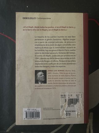 Libro "El Aleph" de Jorge Luis Borges