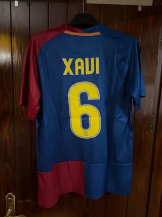 Camiseta Retro FC Barcelona talla L Xavi