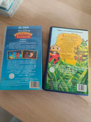 Lote di film Disney Tarzán e Bichos in VHS