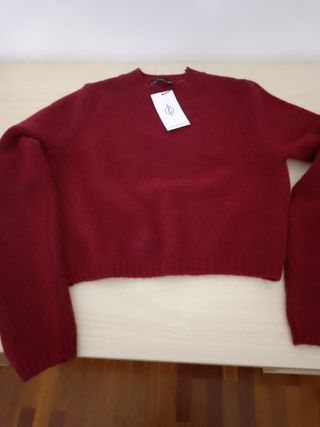 Jersey granate Stradivarius mujer Talla M