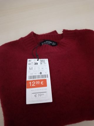 Jersey granate Stradivarius mujer Talla M