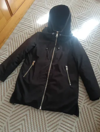 Abrigo Zara Negro Talla XS