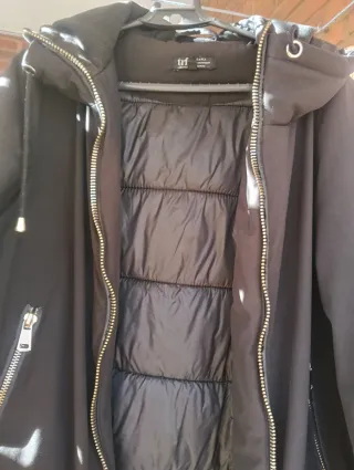 Abrigo Zara Negro Talla XS