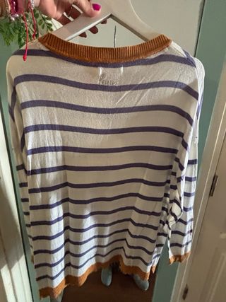 Jersey rayas El Corte Inglés azul y blanco