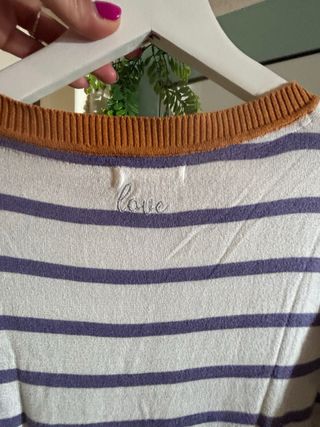 Jersey rayas El Corte Inglés azul y blanco