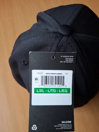 Berretto UA Blitzing nero uomo. Taglia L-XL