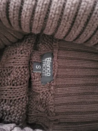 Jersey punto calado marrón chocolate