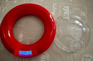 Bilancia da cucina Viceversa Bubble rossa