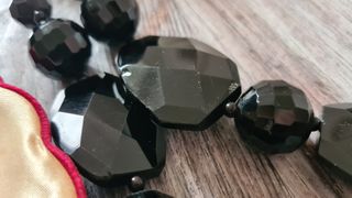 Collana vintage Butler & Wilson in cristallo nero