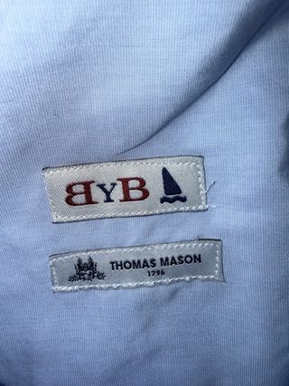 Camisa Brooks Brothers Azul Talla XXL.