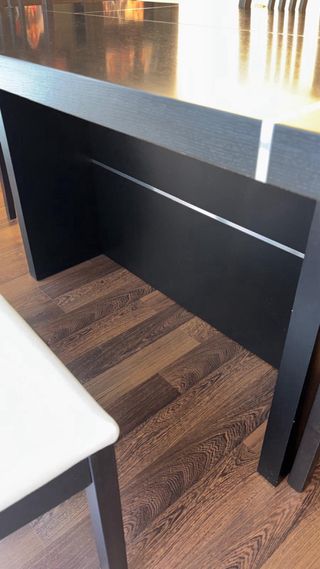 Mesa comedor rectangular con 6 sillas