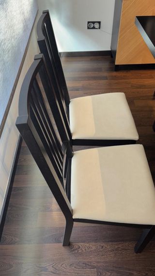 Mesa comedor rectangular con 6 sillas