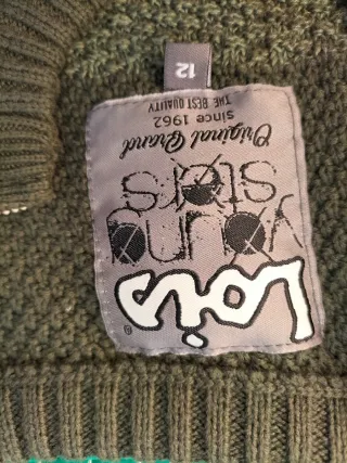 Jersey Lois verde militar estilo urbano