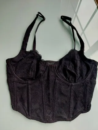 Top Corsé Gilly Hicks Negro Nuevo