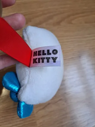 Llavero Peluche Hello Kitty Azul