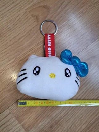 Llavero Peluche Hello Kitty Azul