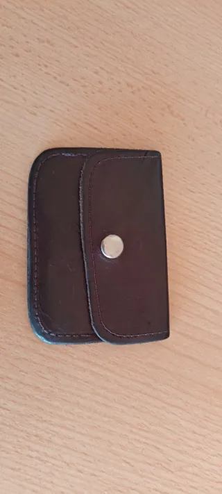 Cartera de cuero, hecha a mano regalo monedero!!