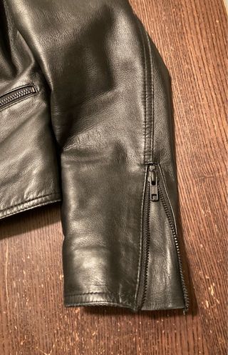 Giacca Pelle Nera Donna SELECTED Tg. S