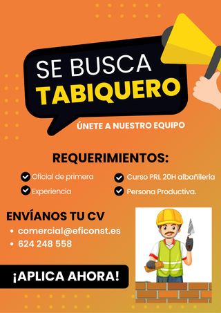 EMPLEO TABIQUERO
