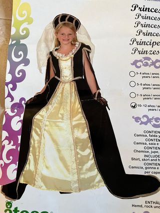 Disfraz Princesa Medieval Niña