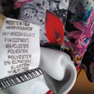 Vestido estampado floral manga larga