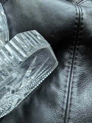 Vaso cristallo intagliato