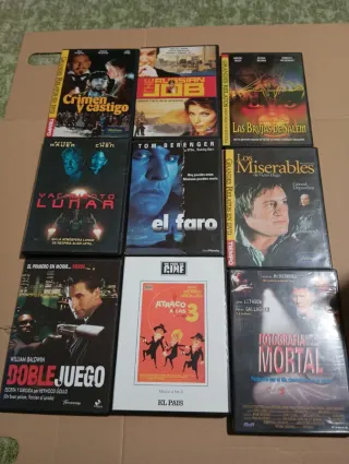 Lote 63 películas DVD (Crimen, Drama, Thriller)