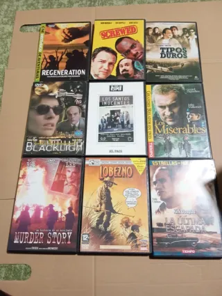 Lote 63 películas DVD (Crimen, Drama, Thriller)