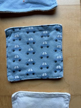 6 toallitas de muselina para bebé