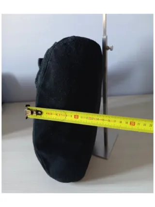 Borsa Artigianale Camoscio Nero