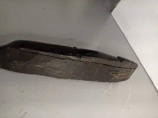 Escultura africana máscara ébano antigua