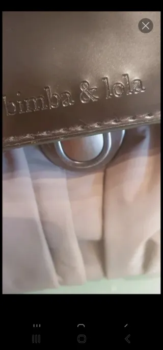 Bolso Bimba y Lola Beige/Marrón Original