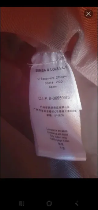 Bolso Bimba y Lola Beige/Marrón Original