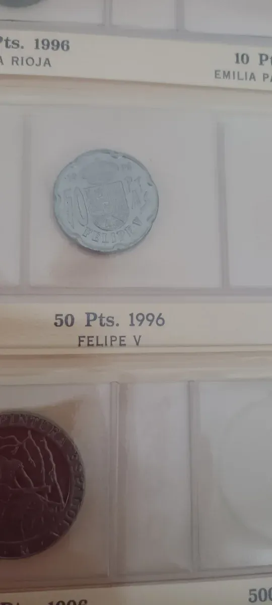 Monedas 50 Pesetas 1992-1997