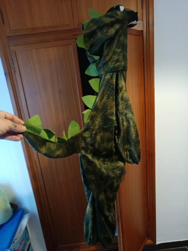 Disfraz de Dinosaurio Verde