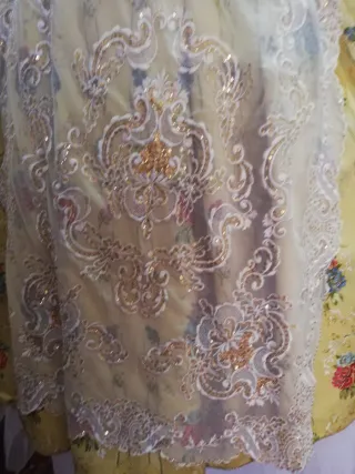 Falda Fallera Niña 8 Años con Manteletas