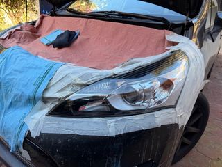 Pulido profesional de faros a domicilio  Foto real