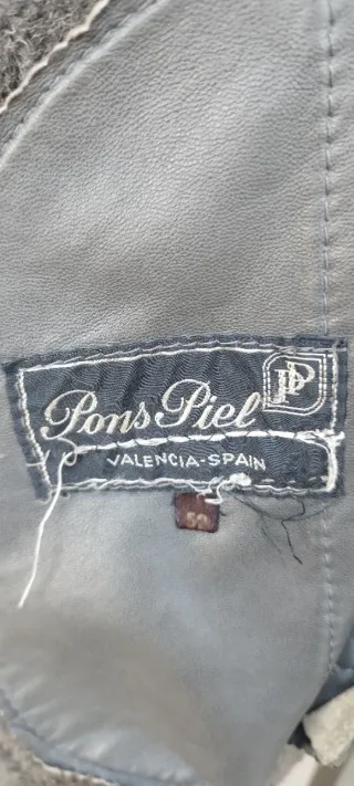 Chaqueta Piel Pons Piel Talla 52
