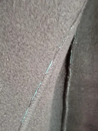 Abrigo Talla S Negro 95% algodón