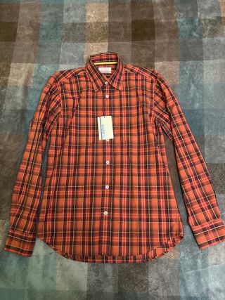 Camisa de cuadros hombre