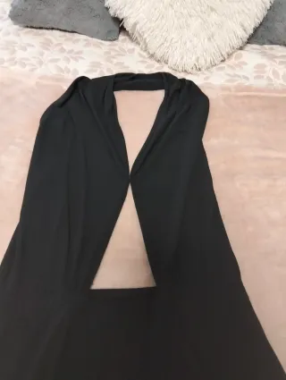 Vestido largo negro fiesta/graduación