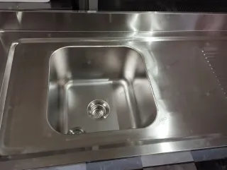 Fregadero Industrial Acero Inox. 150x60cm