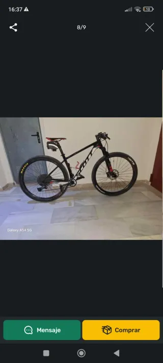 Bicicleta Scott Talla XL